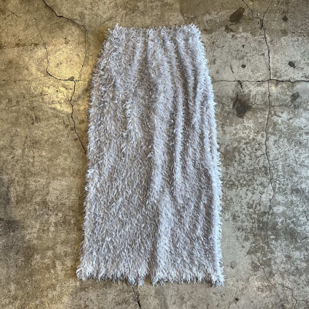 画像1: ALL OVER FRINGE PATTERN LONG DESIGN SKIRT / W25~W30 (1)