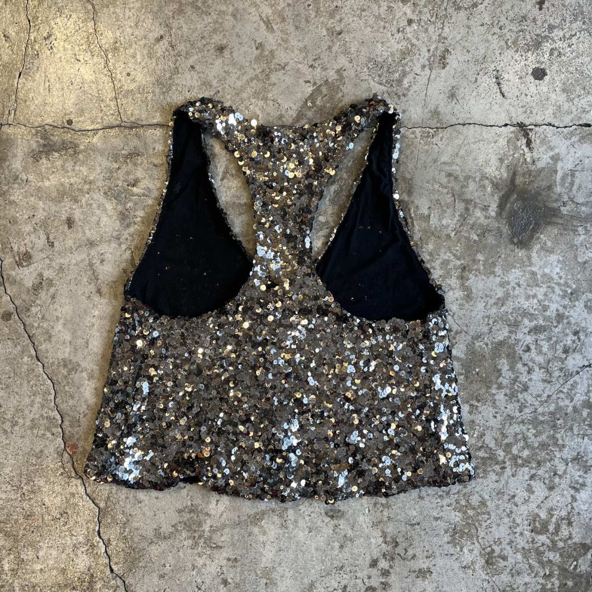 画像2: 【FREE PEOPLE】ALL OVER SEQUINS PATTERN DESIGN BUSTIER / Ladies S(XS) (2)