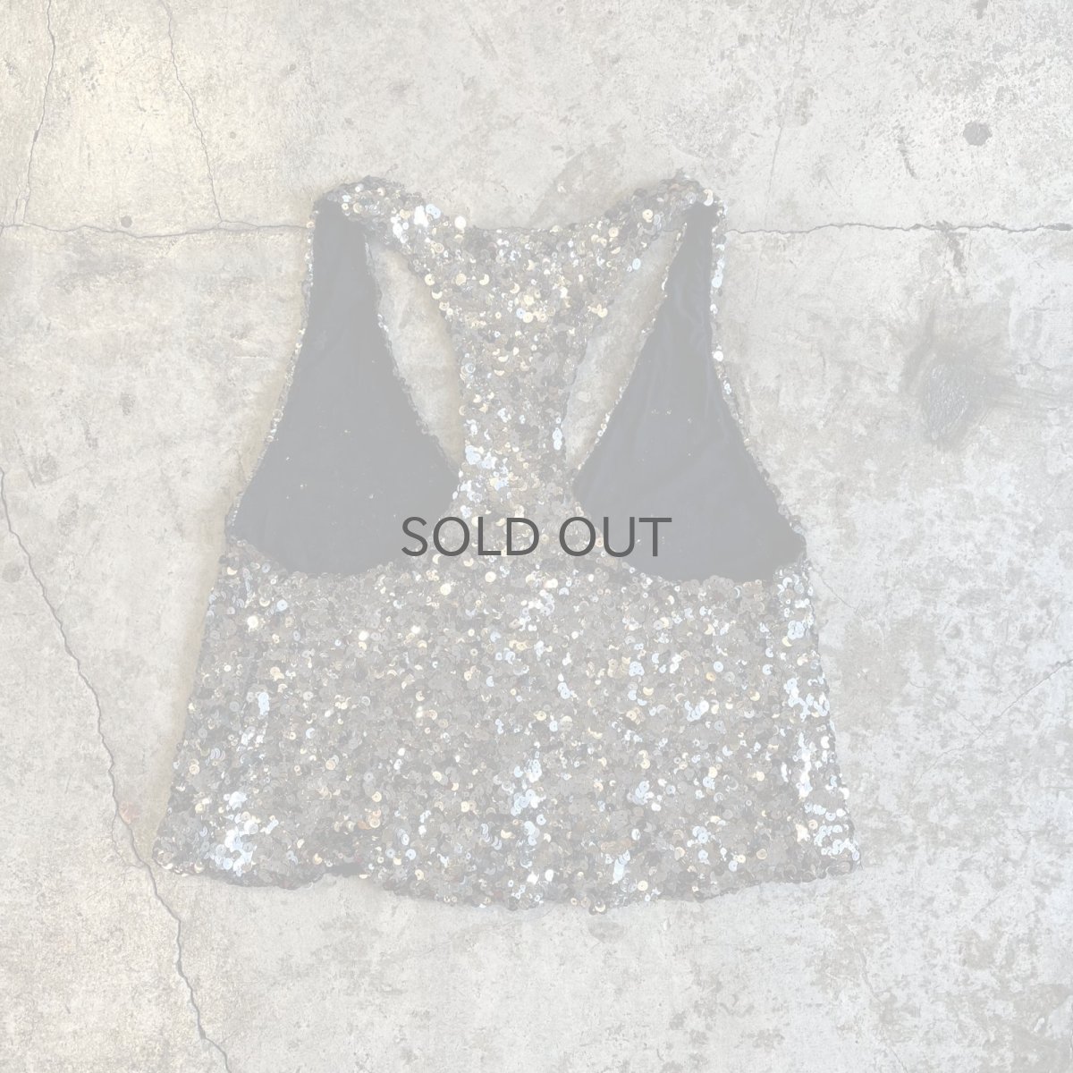画像2: 【FREE PEOPLE】ALL OVER SEQUINS PATTERN DESIGN BUSTIER / Ladies S(XS) (2)