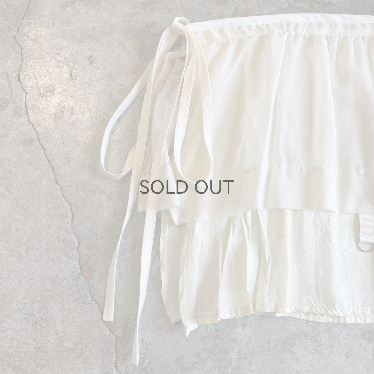 画像6: 【Wiz&Witch】"WANDERER" VTG LACE MIX WRAP SKIRT / FREE (6)