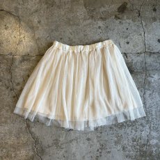画像1: GATHER DESIGN TIERED TULLE SKIRT / W24~W40 (1)