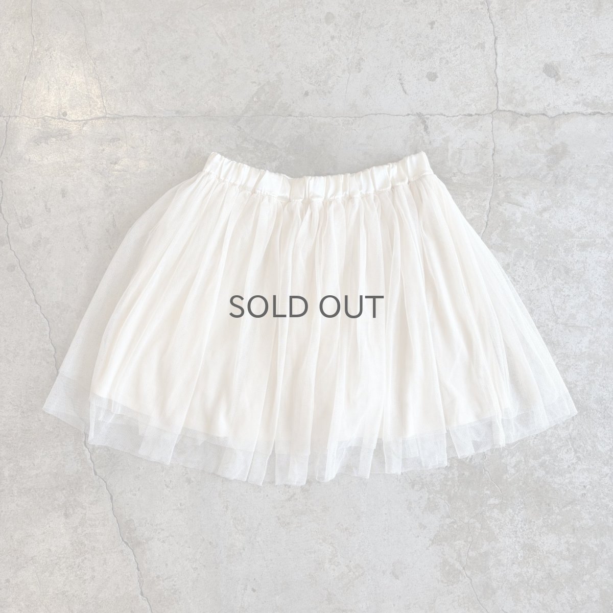 画像2: GATHER DESIGN TIERED TULLE SKIRT / W24~W40 (2)