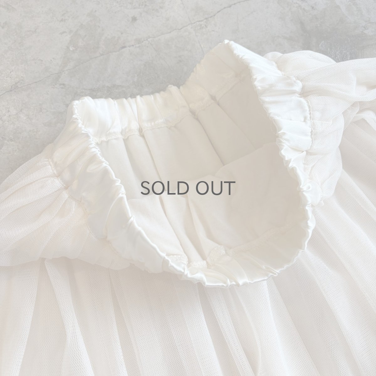 画像6: GATHER DESIGN TIERED TULLE SKIRT / W24~W40 (6)