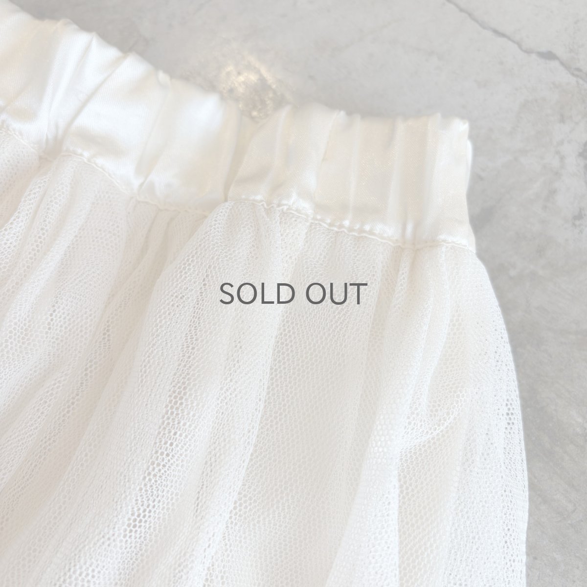 画像5: GATHER DESIGN TIERED TULLE SKIRT / W24~W40 (5)