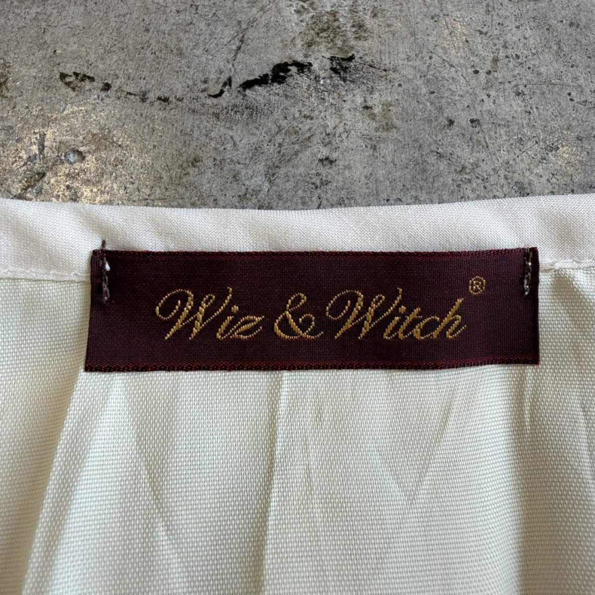 画像12: 【Wiz&Witch】"WANDERER" VTG LACE MIX WRAP SKIRT / FREE (12)