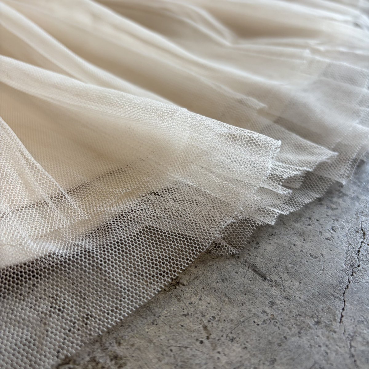 画像10: GATHER DESIGN TIERED TULLE SKIRT / W24~W40 (10)