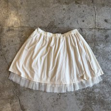 画像9: GATHER DESIGN TIERED TULLE SKIRT / W24~W40 (9)