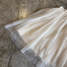 画像7: GATHER DESIGN TIERED TULLE SKIRT / W24~W40 (7)