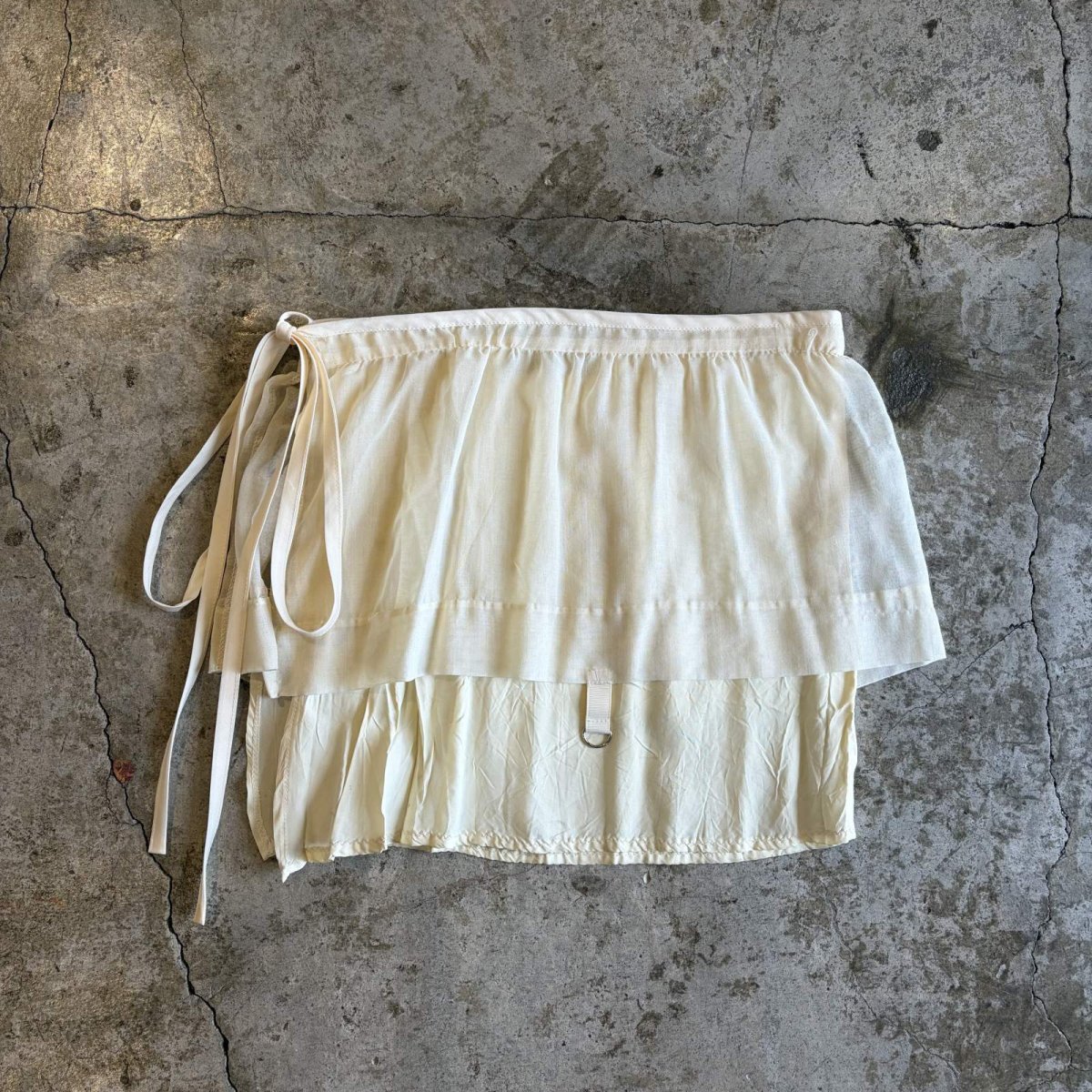 画像1: 【Wiz&Witch】"WANDERER" VTG LACE MIX WRAP SKIRT / FREE (1)