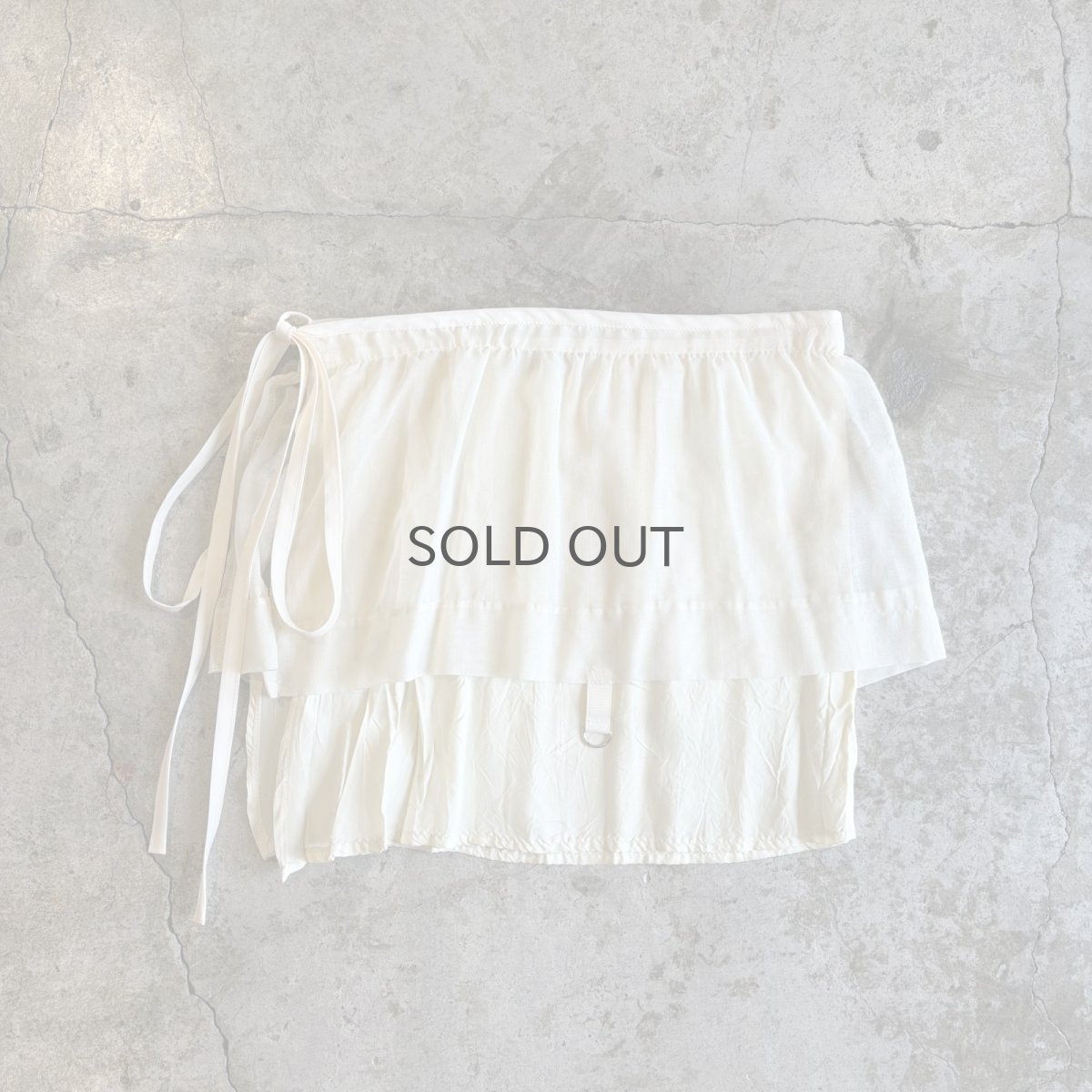 画像1: 【Wiz&Witch】"WANDERER" VTG LACE MIX WRAP SKIRT / FREE (1)