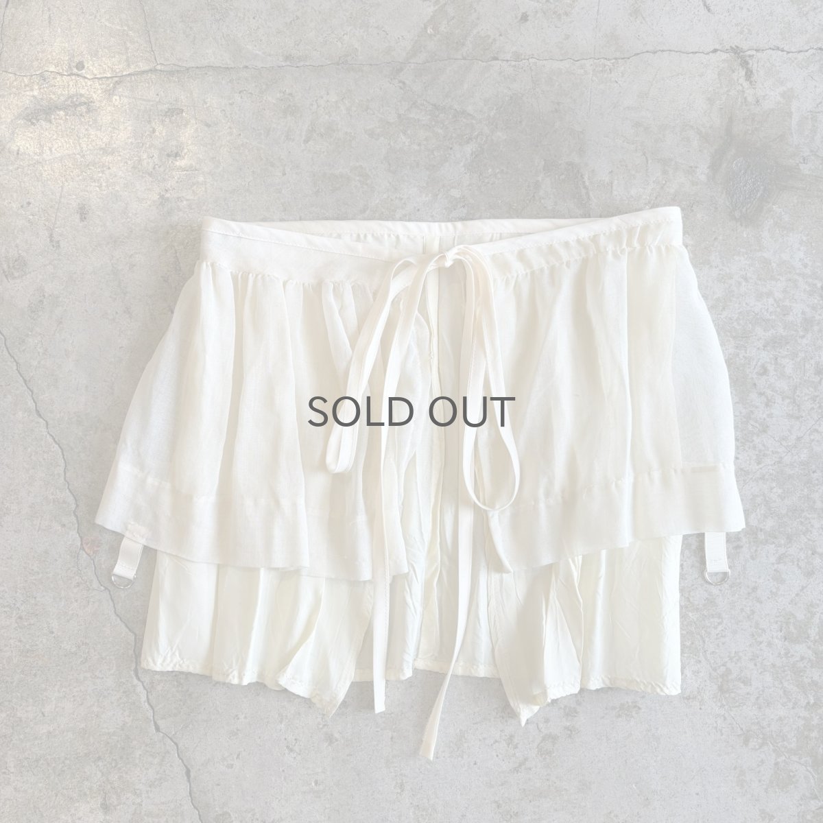 画像9: 【Wiz&Witch】"WANDERER" VTG LACE MIX WRAP SKIRT / FREE (9)