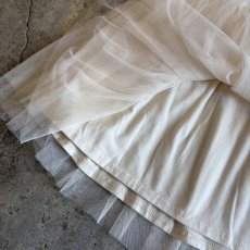 画像8: GATHER DESIGN TIERED TULLE SKIRT / W24~W40 (8)