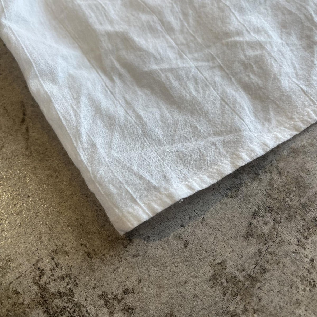 画像3: WHITE COLOR POINT PUNCHING LACE DESIGN BLOUSE / Ladies M (3)