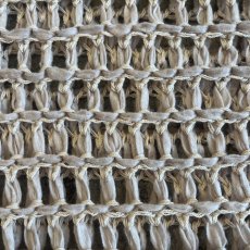 画像12: 2 COLOR STITCH LINE DESIGN CROCHET KNIT VEST / Ladies M~L (12)