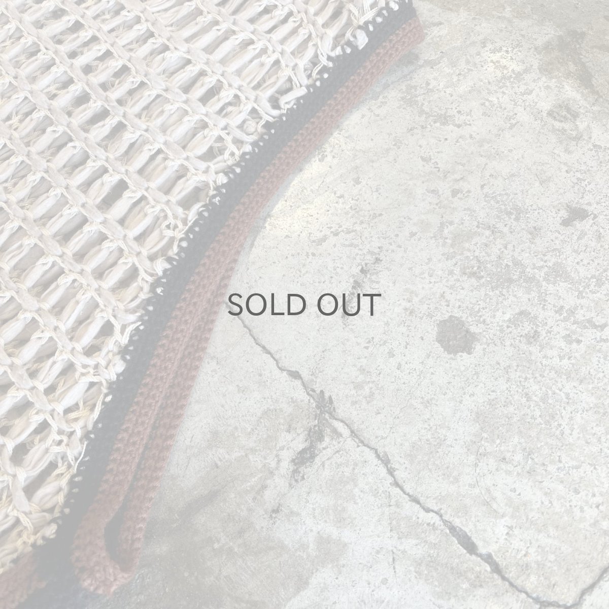画像9: 2 COLOR STITCH LINE DESIGN CROCHET KNIT VEST / Ladies M~L (9)