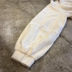 画像5: EMBROIDERY LACE DESIGN ZIP UP JACKET / Ladies XS(M) (5)