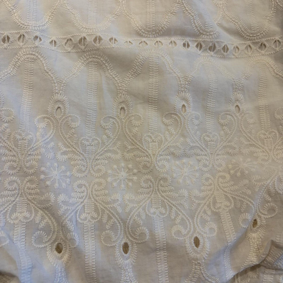 画像10: EMBROIDERY LACE DESIGN ZIP UP JACKET / Ladies XS(M) (10)