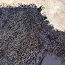 画像8: BLACK COLOR SHAGGY DESIGN SHORT CARDIGAN / Ladies M (8)