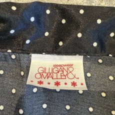 画像11: DOT PATTERN LUSTER DESIGN SLEEP L/S SHIRT / Ladies M (11)