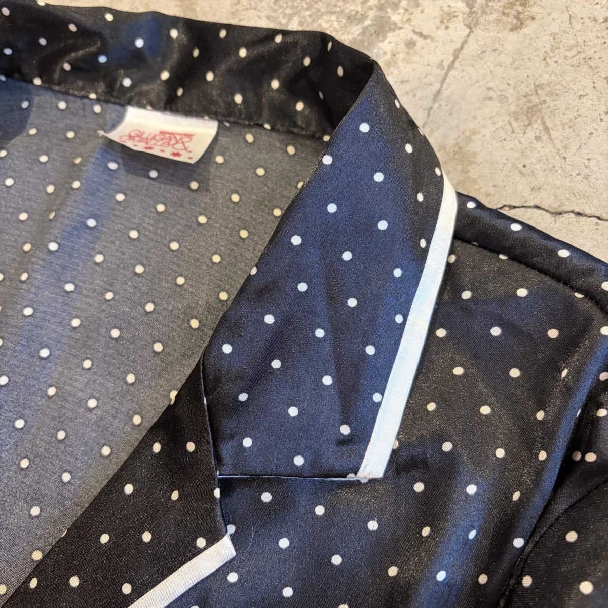 画像8: DOT PATTERN LUSTER DESIGN SLEEP L/S SHIRT / Ladies M (8)