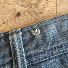 画像12: OLD WIDE DESIGN HALF DENIM PANTS / W27 (12)