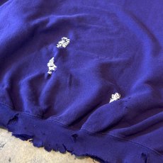 画像10: STITCH CRASH DAMAGE HOODIE SWEAT / Mens XL (10)