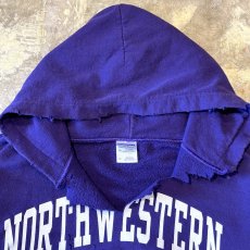 画像11: STITCH CRASH DAMAGE HOODIE SWEAT / Mens XL (11)