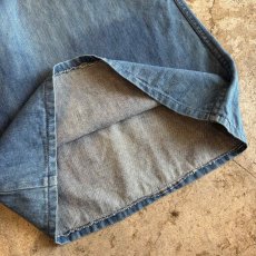 画像9: OLD WIDE DESIGN HALF DENIM PANTS / W27 (9)