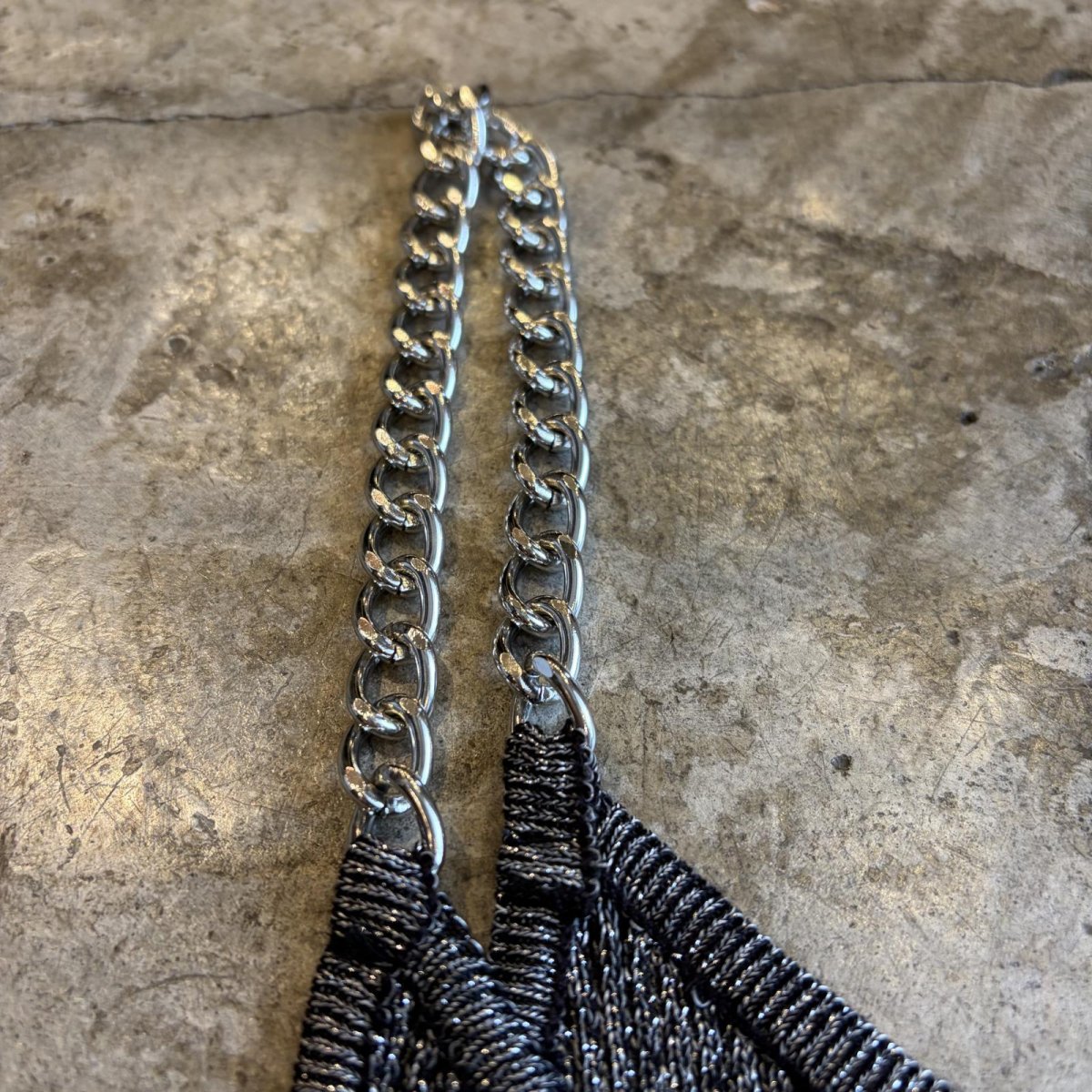 画像4: CHAIN STRAP DESIGN METALLIC CAMISOLE / Ladies M (4)