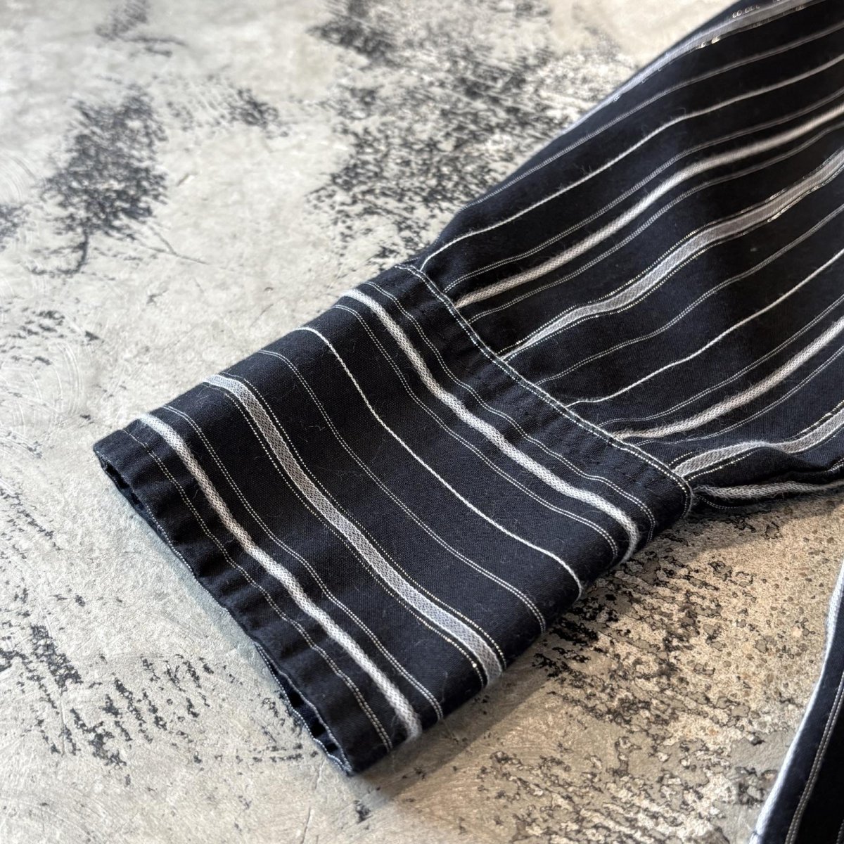 画像7: "WRANGLER" ALL OVER STRIPE PATTERN WESTERN L/S SHIRT / Mens XL (7)