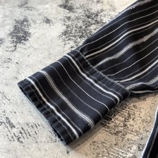 画像7: "WRANGLER" ALL OVER STRIPE PATTERN WESTERN L/S SHIRT / Mens XL (7)