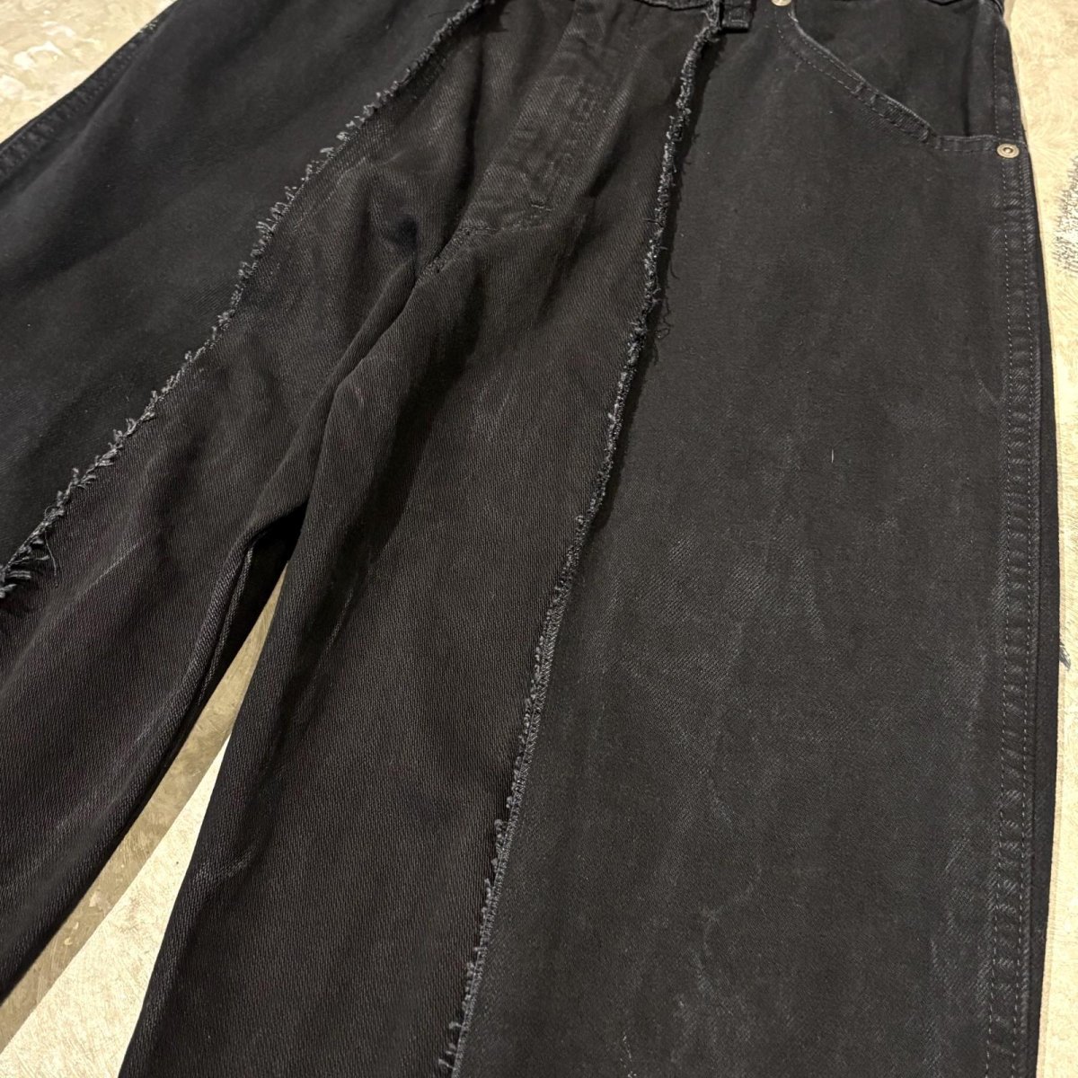 画像4: 【Wiz&Witch】"UNITED" TWINS WIDE DENIM PANTS / W31 (4)