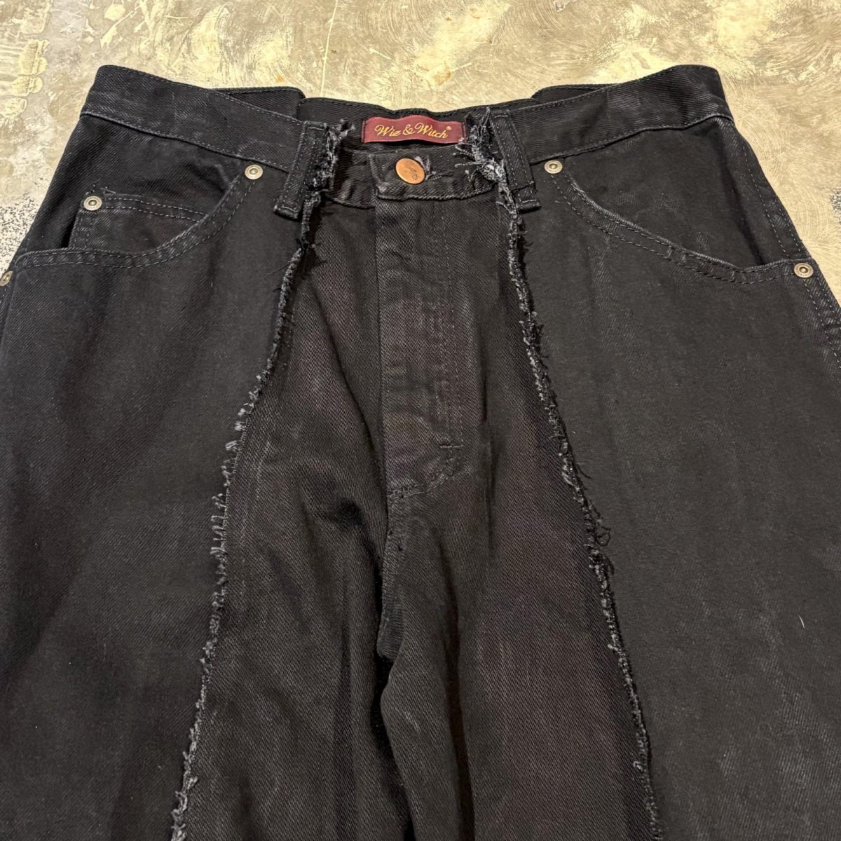 画像10: 【Wiz&Witch】"UNITED" TWINS WIDE DENIM PANTS / W31 (10)