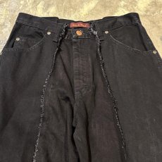画像10: 【Wiz&Witch】"UNITED" TWINS WIDE DENIM PANTS / W31 (10)