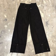 画像2: 【Wiz&Witch】"UNITED" TWINS WIDE DENIM PANTS / W31 (2)