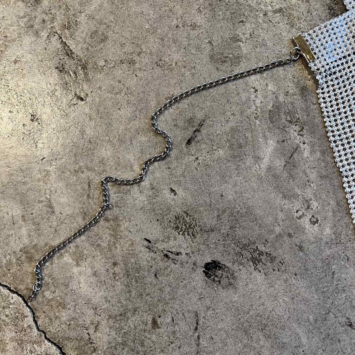 画像9: ALL OVER GLITTER BACK CHAIN DESIGN BUSTIER / Ladies S~M (9)