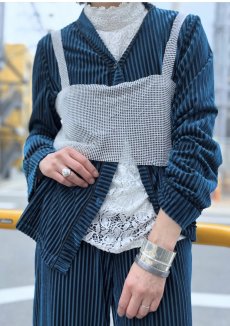 画像11: ALL OVER GLITTER BACK CHAIN DESIGN BUSTIER / Ladies S~M (11)