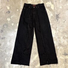 画像1: 【Wiz&Witch】"UNITED" TWINS WIDE DENIM PANTS / W31 (1)