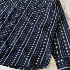 画像6: "WRANGLER" ALL OVER STRIPE PATTERN WESTERN L/S SHIRT / Mens XL (6)