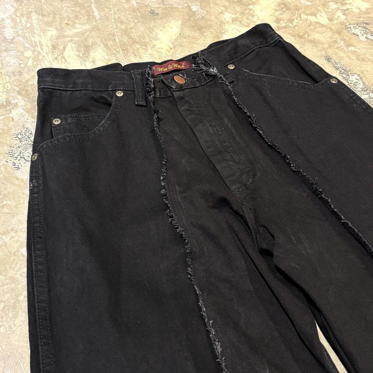 画像3: 【Wiz&Witch】"UNITED" TWINS WIDE DENIM PANTS / W31 (3)