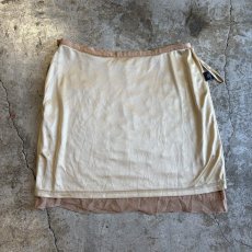 画像8: SEQUINS DESIGN COLOR SILK SKIRT / W30 (8)