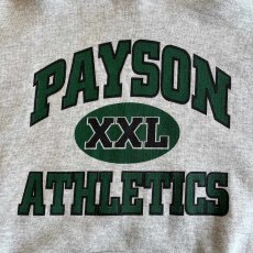 画像9: "PAYSON ATHLETICS" COLOR LOGO PRINTED DESIGN SWEAT HOODIE / Ladies L / MADE IN USA  (9)