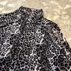画像4: ALL OVER LEOPARD PATTERN VELOUR ZIP UP JACKET / Mens XL (4)