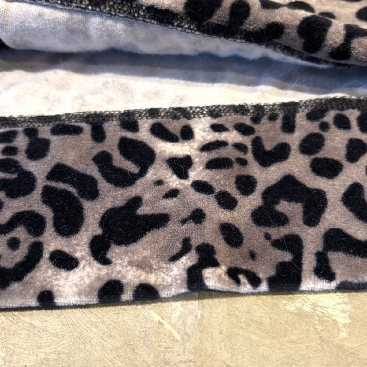 画像8: ALL OVER LEOPARD PATTERN VELOUR ZIP UP JACKET / Mens XL (8)