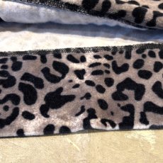 画像8: ALL OVER LEOPARD PATTERN VELOUR ZIP UP JACKET / Mens XL (8)