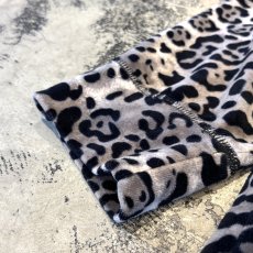 画像7: ALL OVER LEOPARD PATTERN VELOUR ZIP UP JACKET / Mens XL (7)