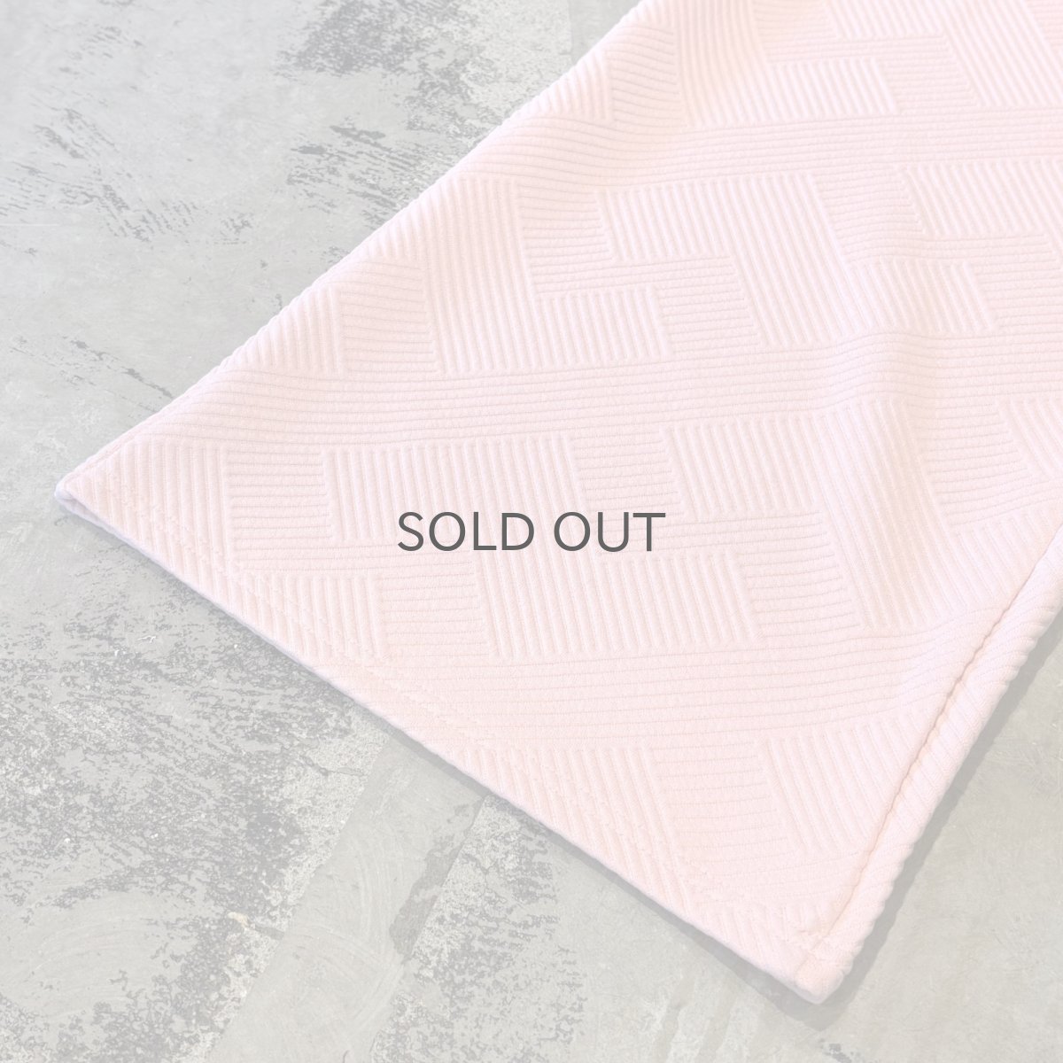 画像8: PINK COLOR 3D PATTERN WIDE SILHOUETTE PANTS / W30~FREE (8)