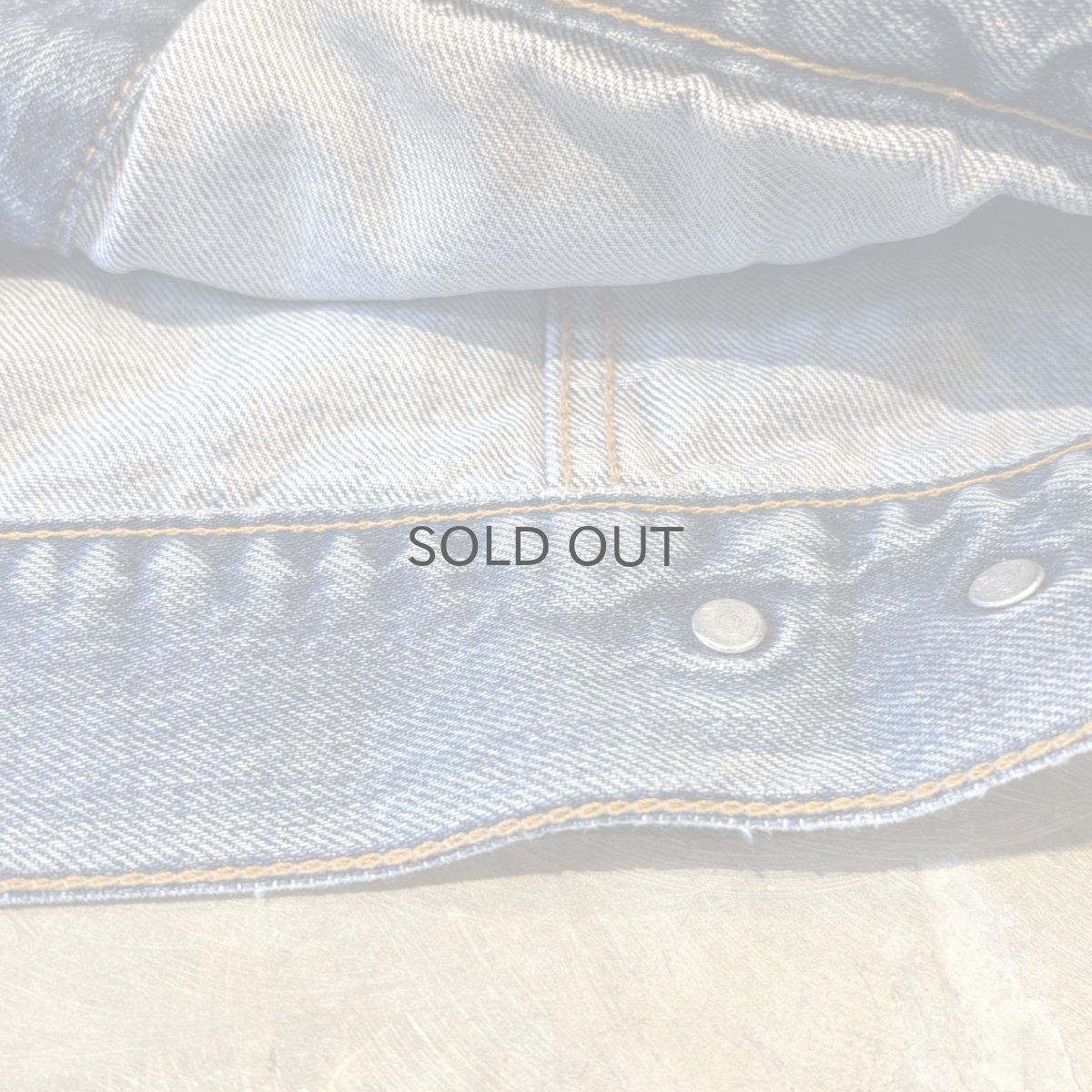 画像9: 【Wiz&Witch】"WANDERER" NO COLLAR ZIP UP DENIM JACKET / OS (9)