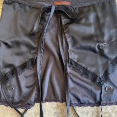 画像5: 【Wiz&Witch】"WANDERER" VTG LACE MIX WRAP SKIRT / FREE (5)