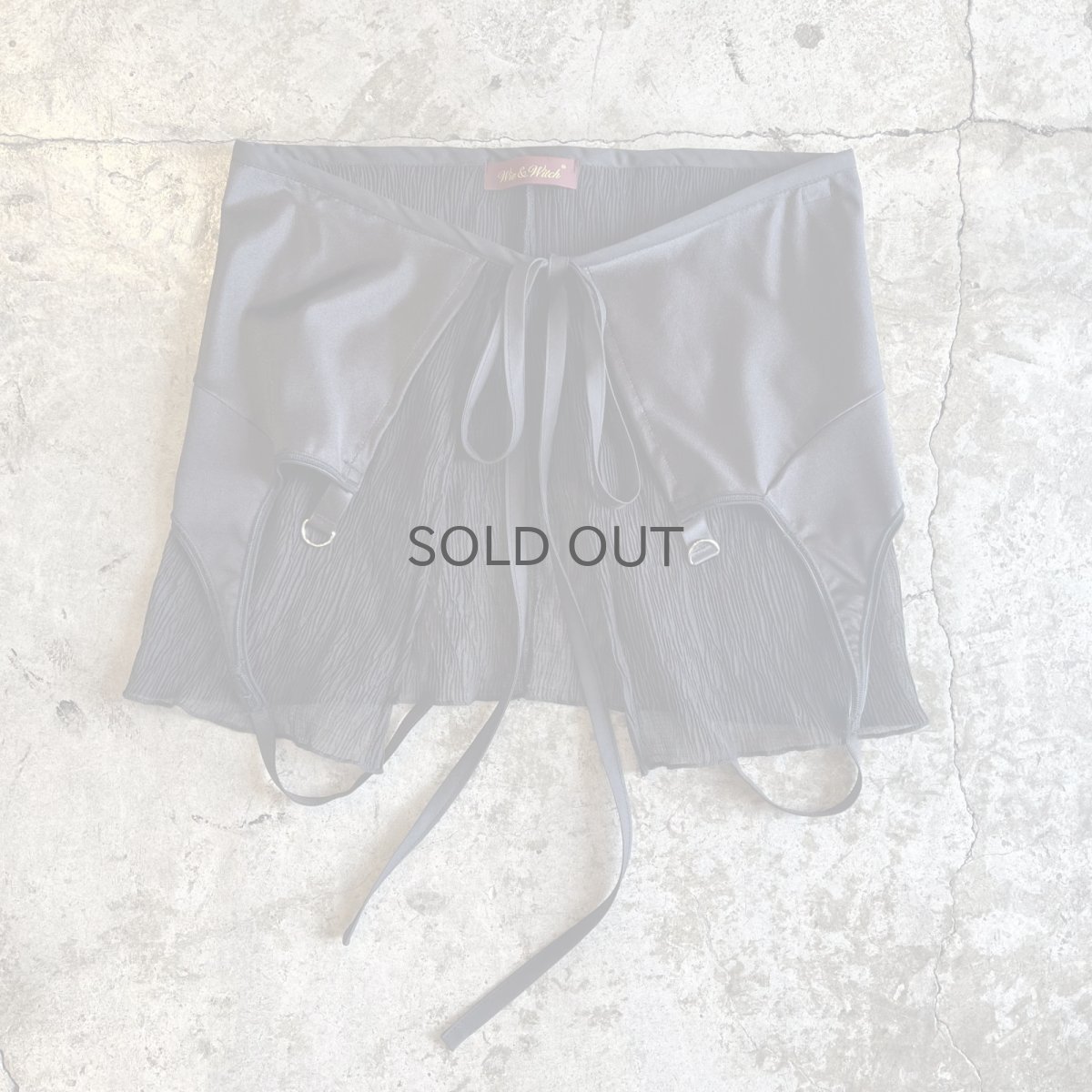 画像1: 【Wiz&Witch】"WANDERER" LINGERIE WRAP SKIRT / FREE (1)